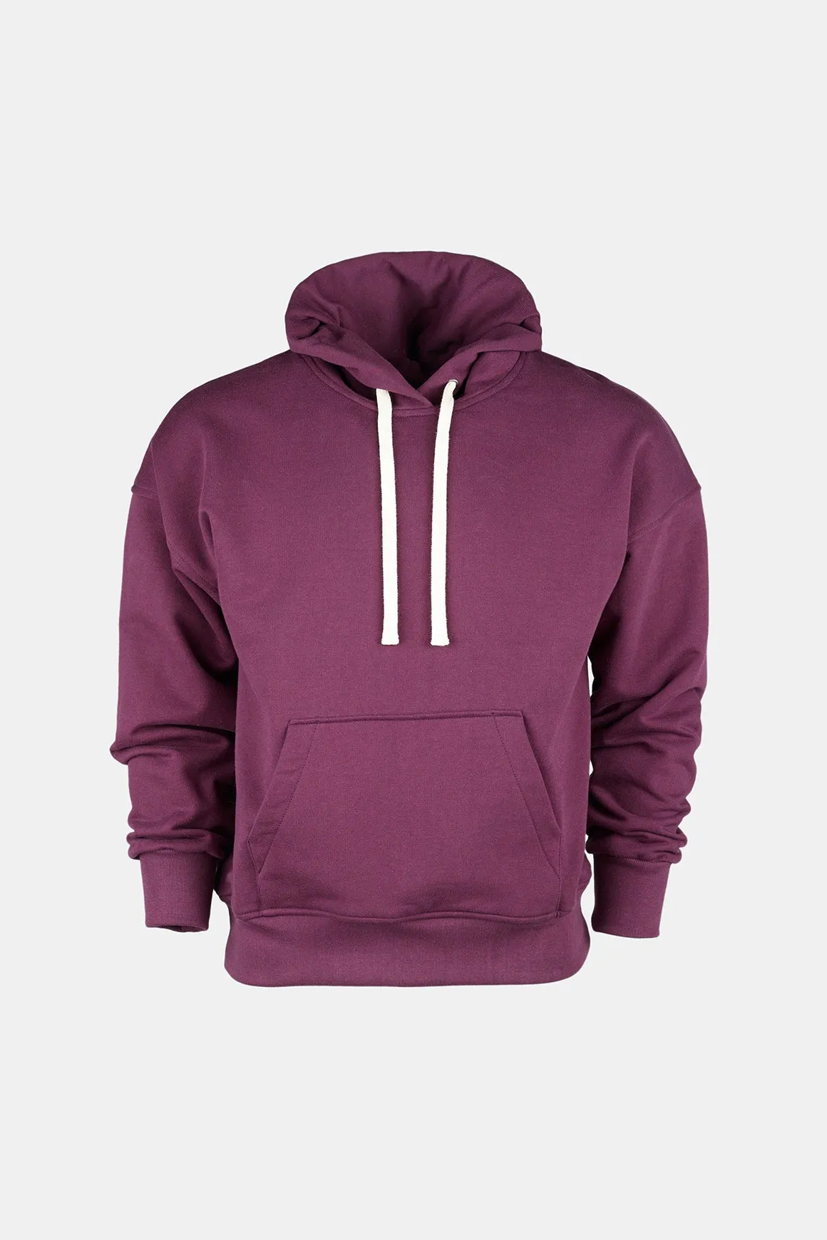 Men's Hooded Sweatshirt - Plum