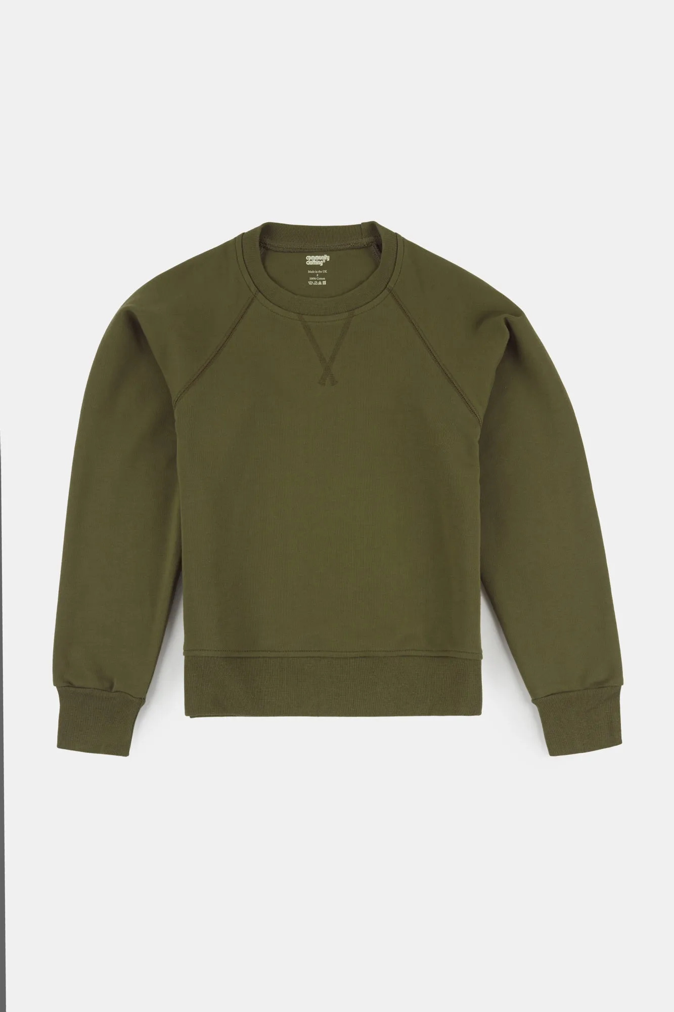 Men's Raglan Sweatshirt - Olive