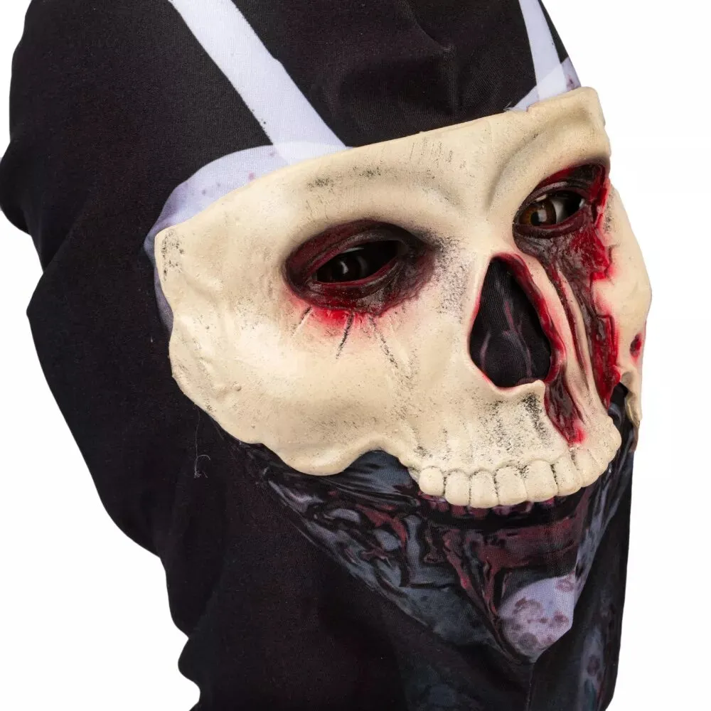 【Neu eingetroffen】Xcoser Call of Duty Modern Warfare 3 Zombie-Geisterkopfbedeckung Totenkopf Ghost MACE Maske Cosplay Halloween