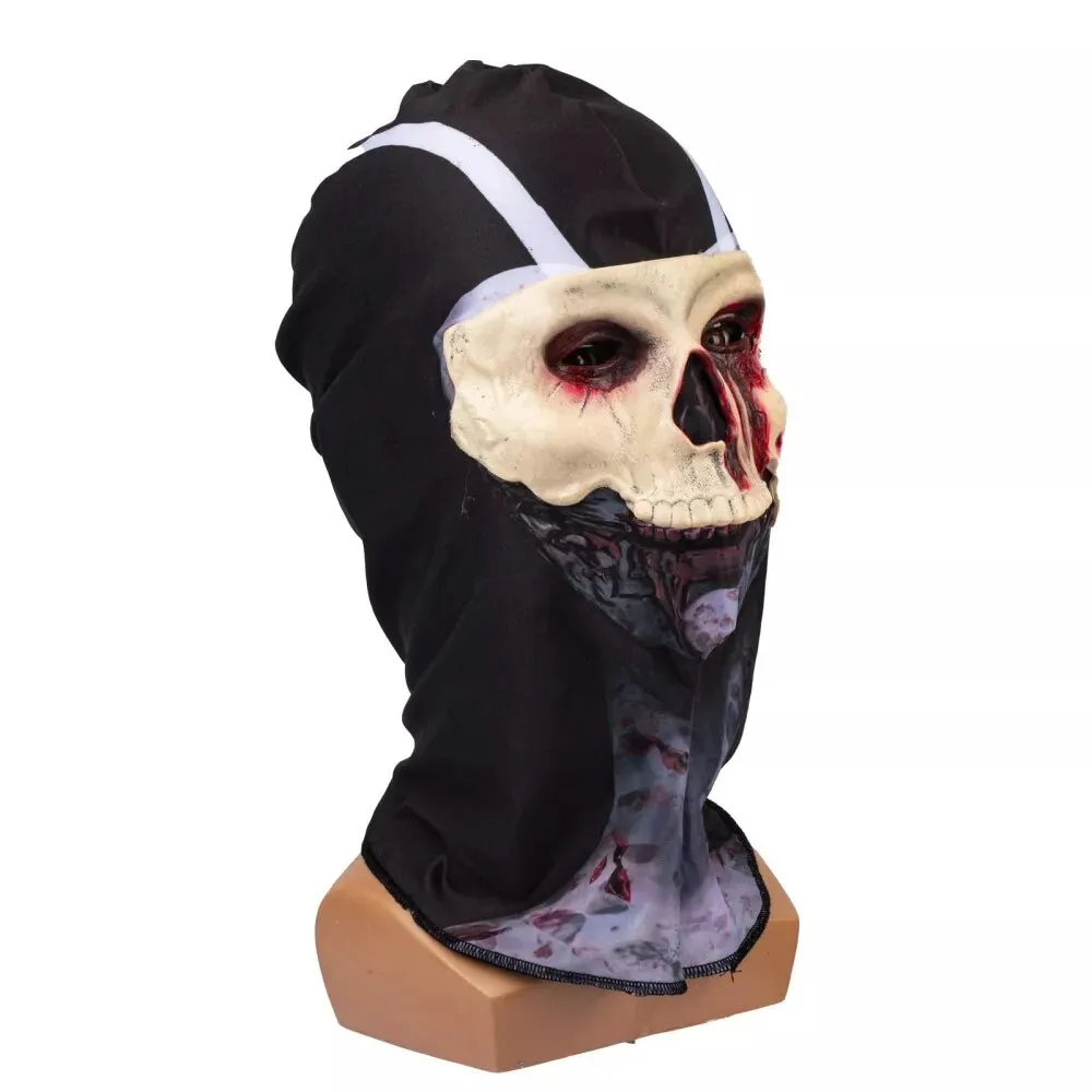 【Neu eingetroffen】Xcoser Call of Duty Modern Warfare 3 Zombie-Geisterkopfbedeckung Totenkopf Ghost MACE Maske Cosplay Halloween