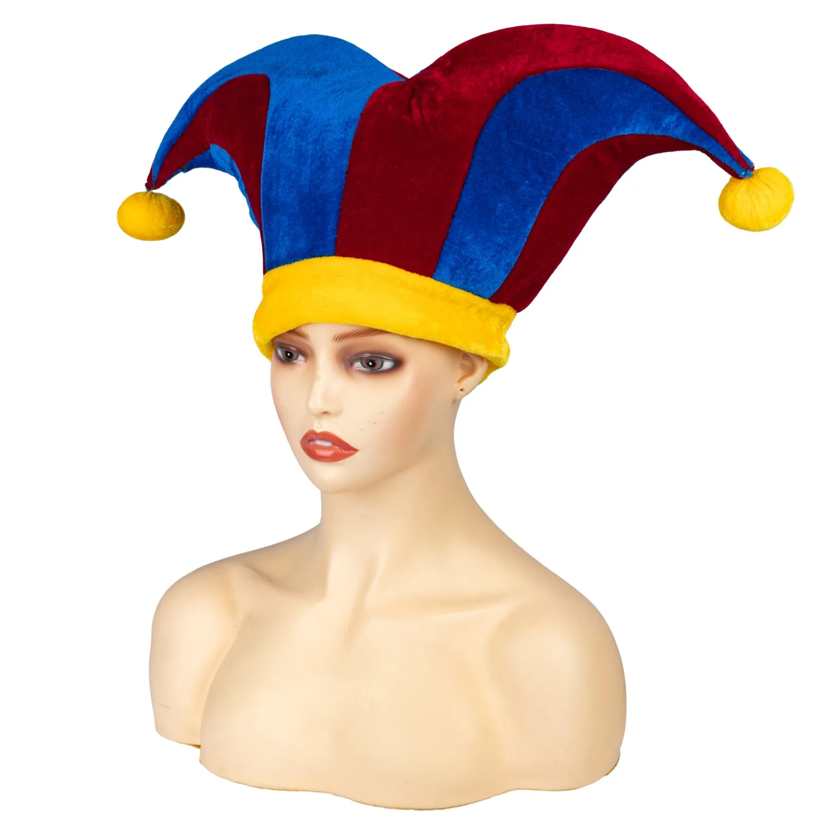 【New Arrival】Xcoser  The Amazing Digital Circus The Amazing Digital Circus Pomni Cosplay Hats Adult/Kids Clown Hats