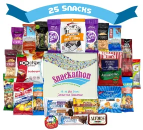 Nuts, Meat, Protein and Snacks, Gift, Care Package, 25 Count