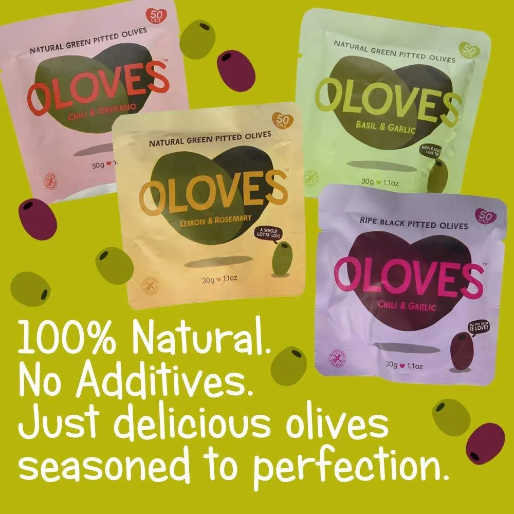 OLOVES Natural Whole Pitted Olives