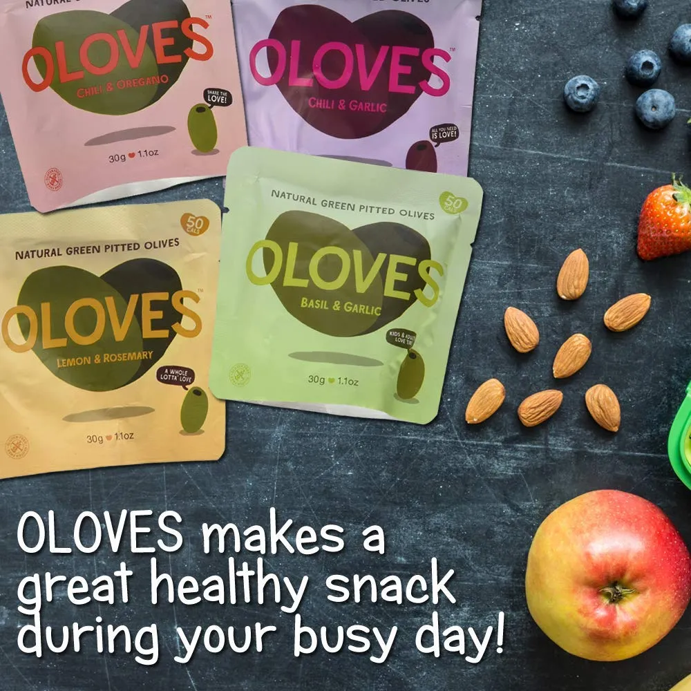 OLOVES Natural Whole Pitted Olives