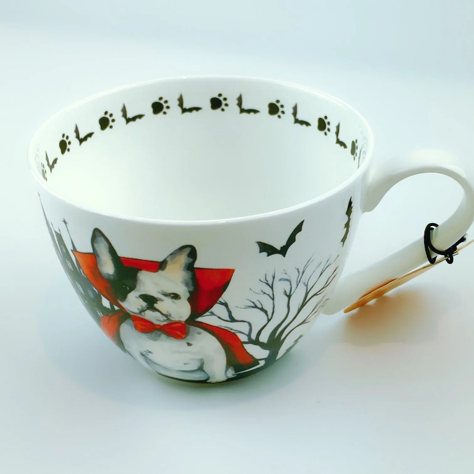 Portobello By Design 'Count Dogula' Vampire Dog Bone China XL Coffee Mug Tea Cup 20 oz