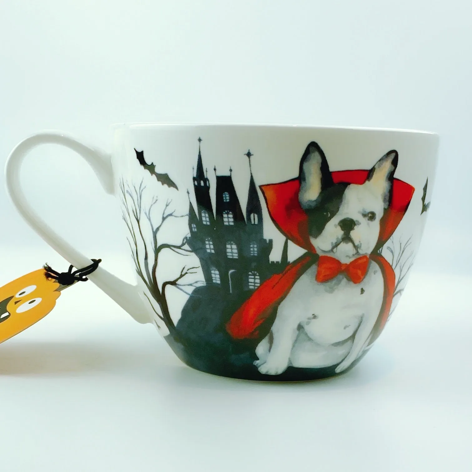 Portobello By Design 'Count Dogula' Vampire Dog Bone China XL Coffee Mug Tea Cup 20 oz