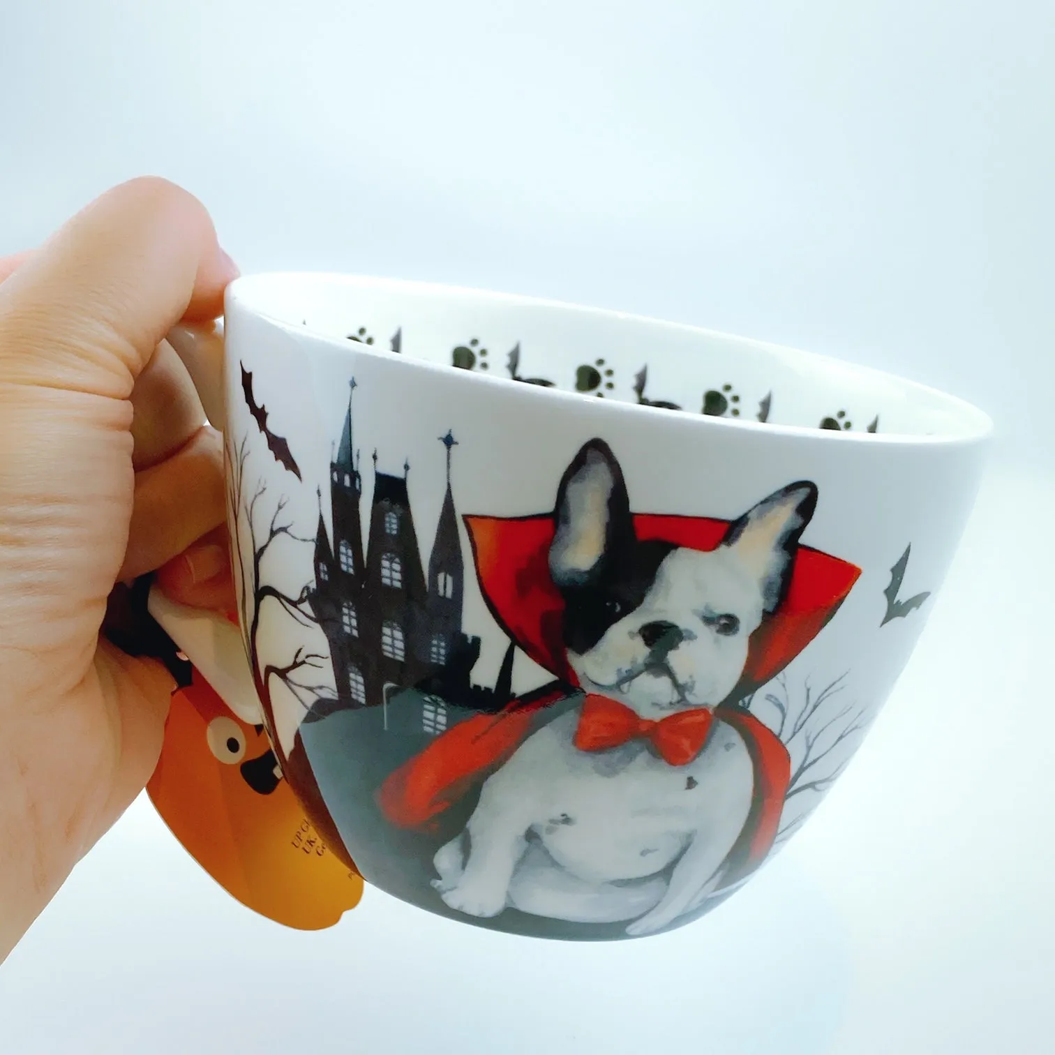 Portobello By Design 'Count Dogula' Vampire Dog Bone China XL Coffee Mug Tea Cup 20 oz