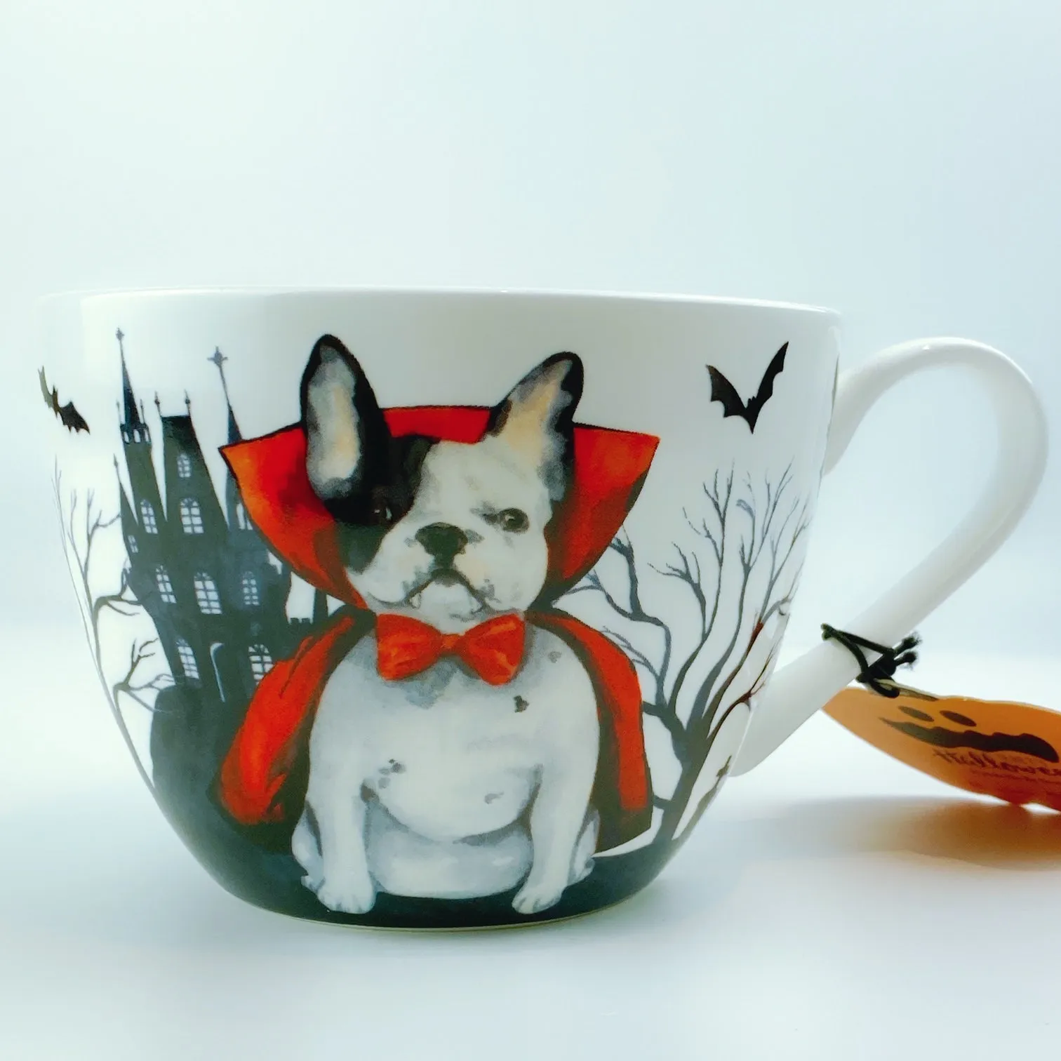 Portobello By Design 'Count Dogula' Vampire Dog Bone China XL Coffee Mug Tea Cup 20 oz