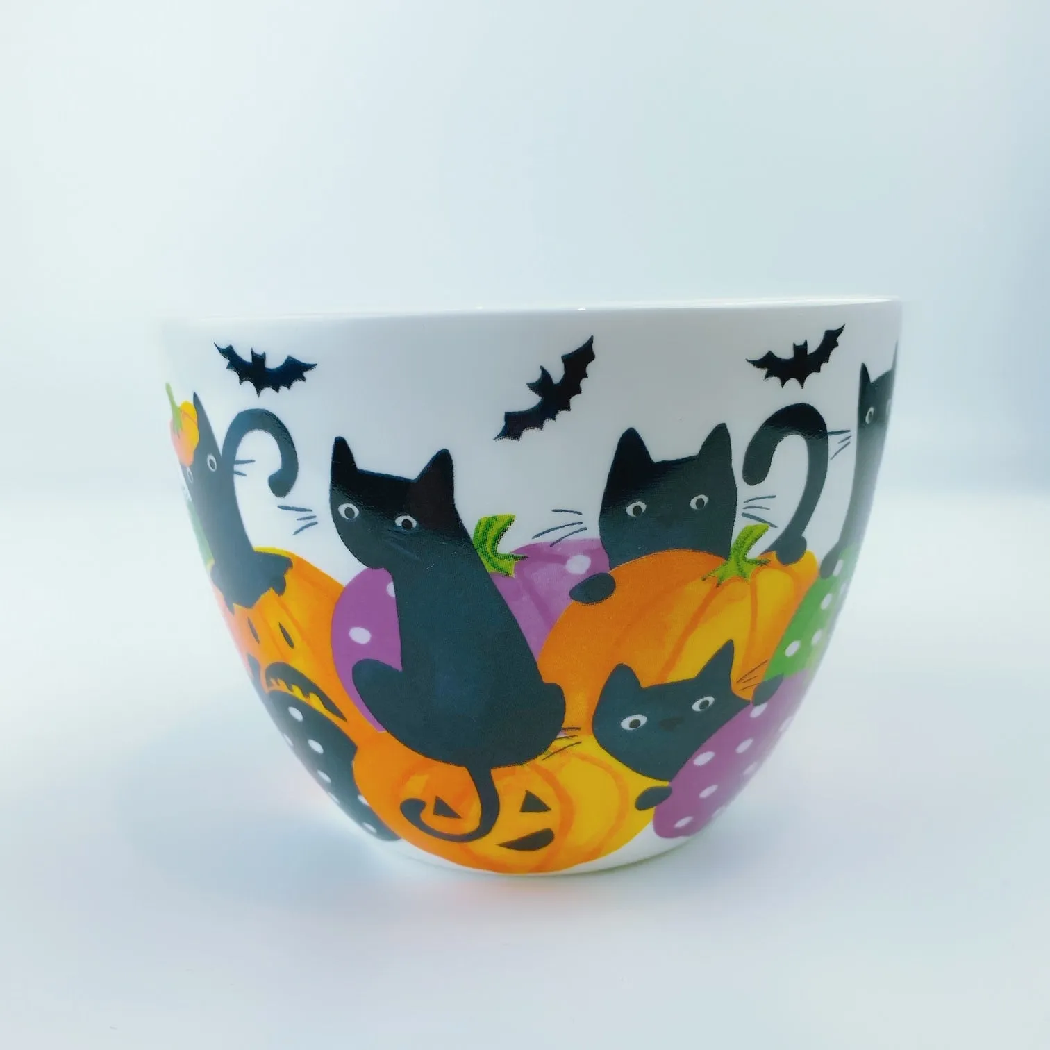 Portobello By Design 'Too Cute To Spook' Black Cat Bone China XL Coffee Mug Tea Cup 20 oz