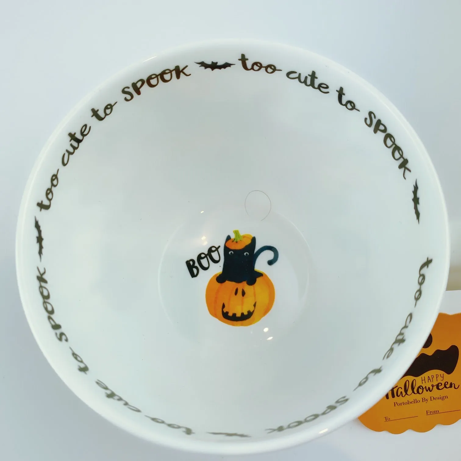 Portobello By Design 'Too Cute To Spook' Black Cat Bone China XL Coffee Mug Tea Cup 20 oz