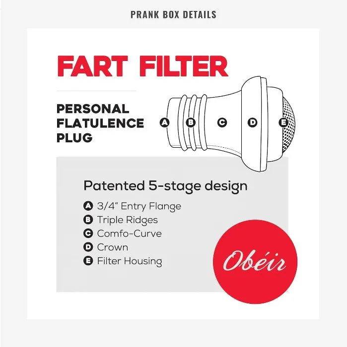 Prank Gift Box Fart Filter