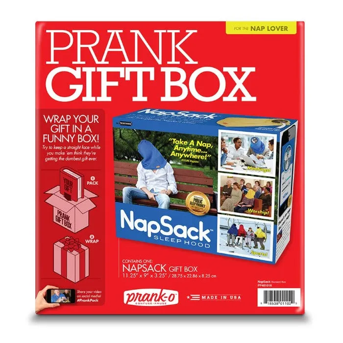 Prank Gift Box Nap Sack