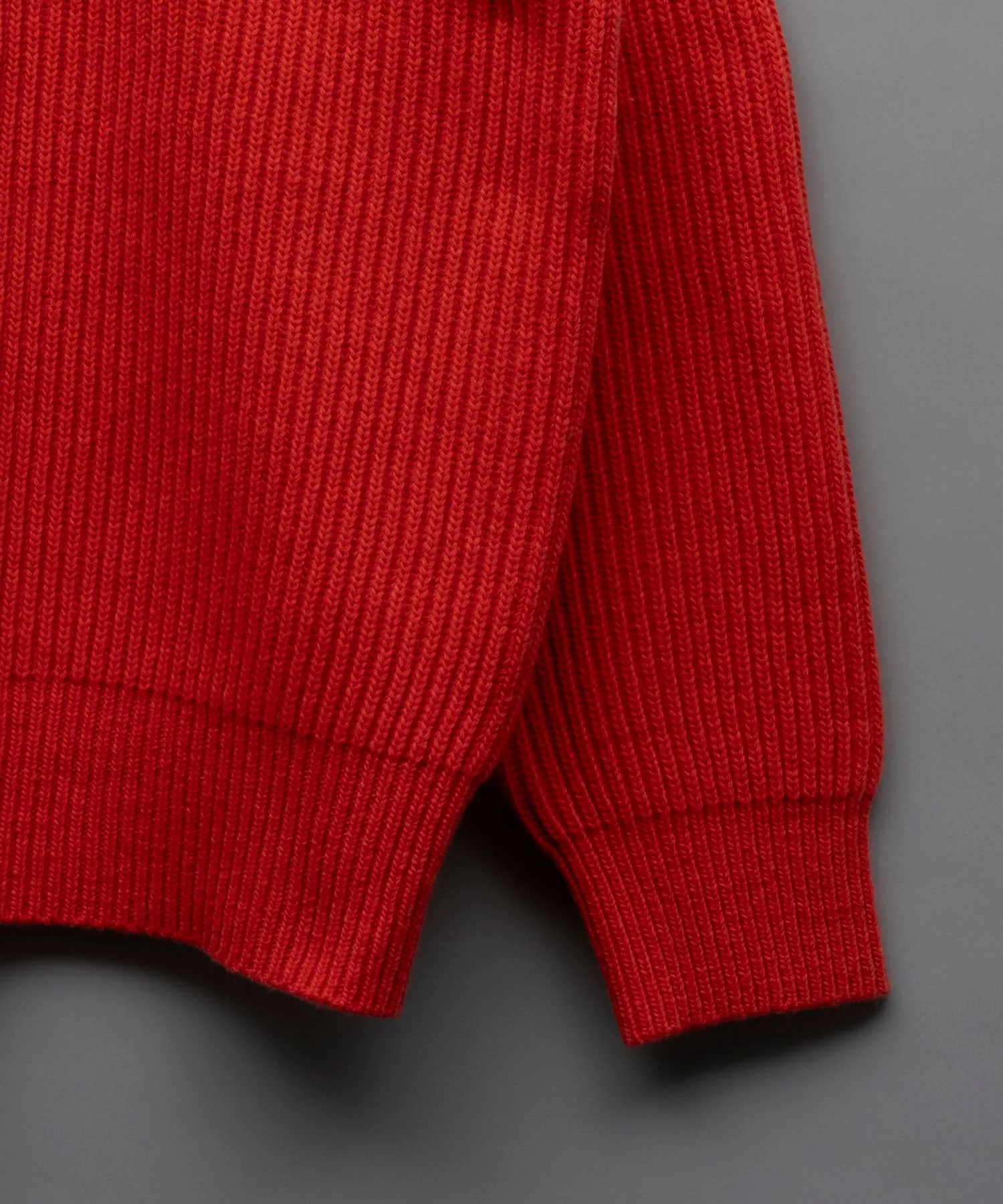 Prime-Over  Rib Crew Neck Knit Pullover