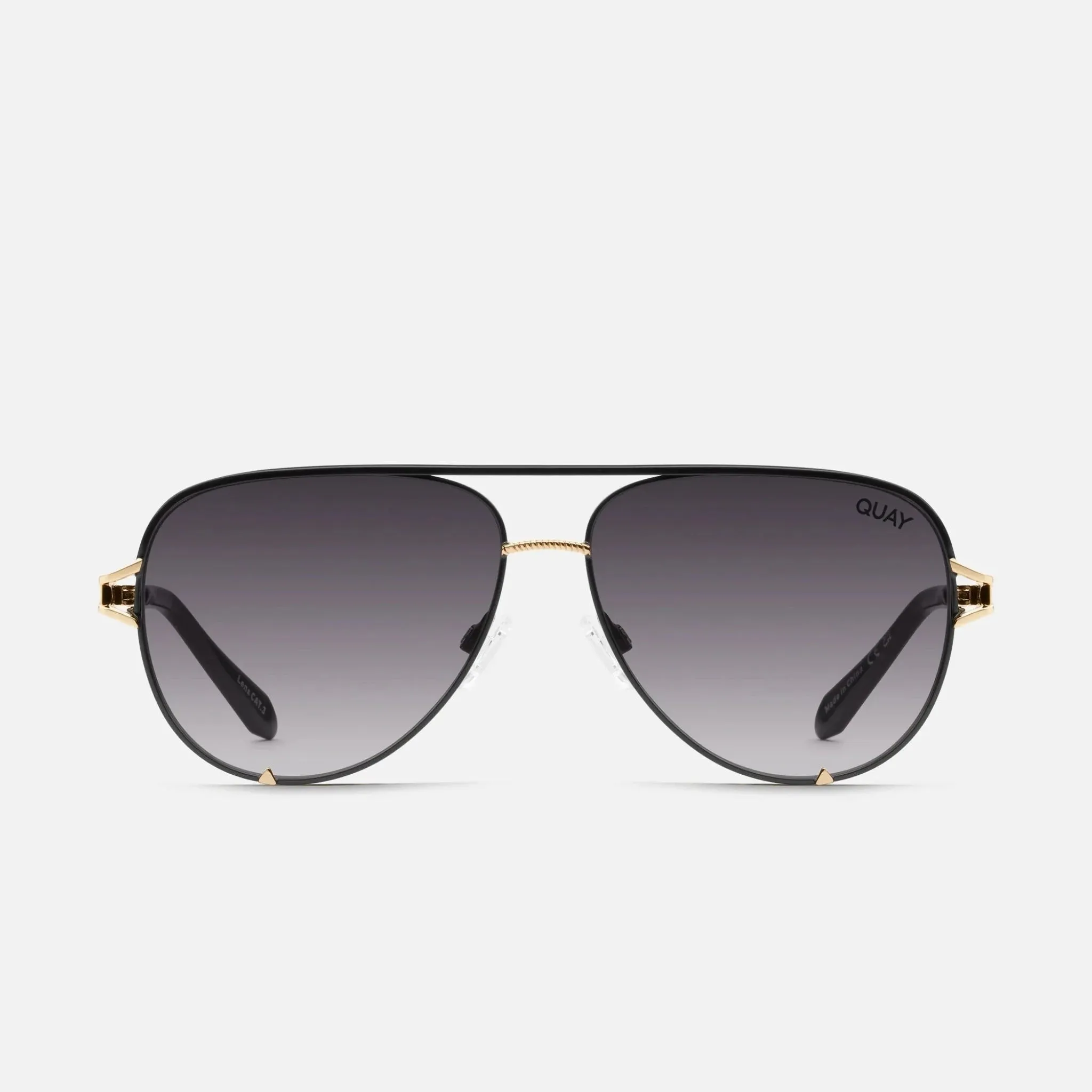 Quay High Key Twist Sunglasses - Black