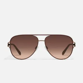 Quay High Key Twist Sunglasses - Brown