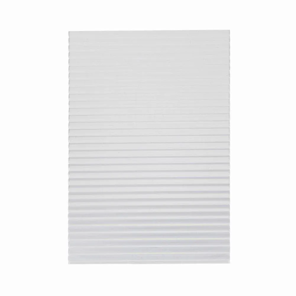 Ribbed Transparent Acrylic Sheet Styling Prop 14cmx10cm (6mm thickness)