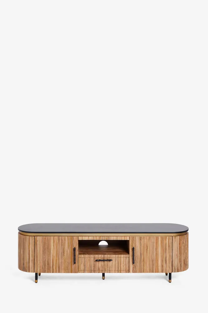 Ribbed TV Unit