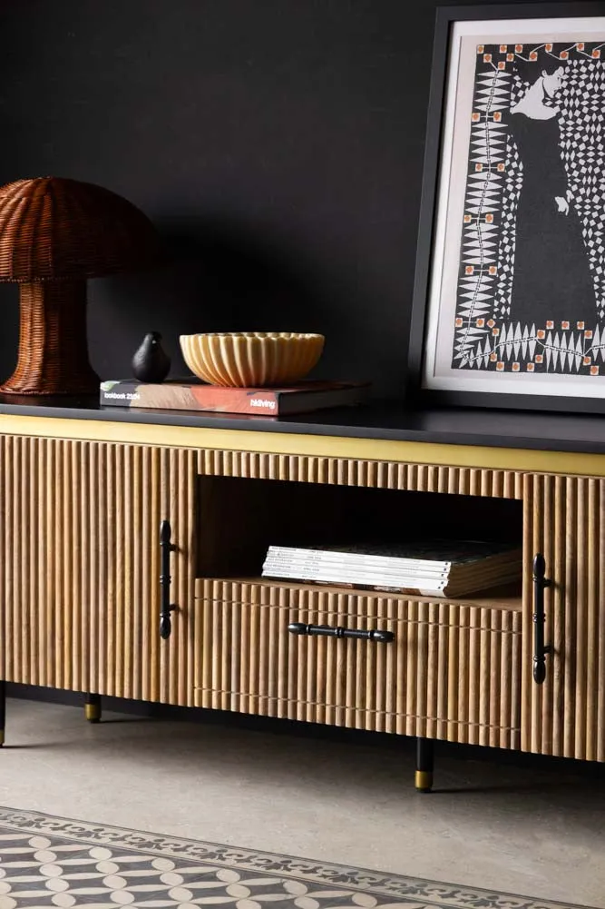 Ribbed TV Unit