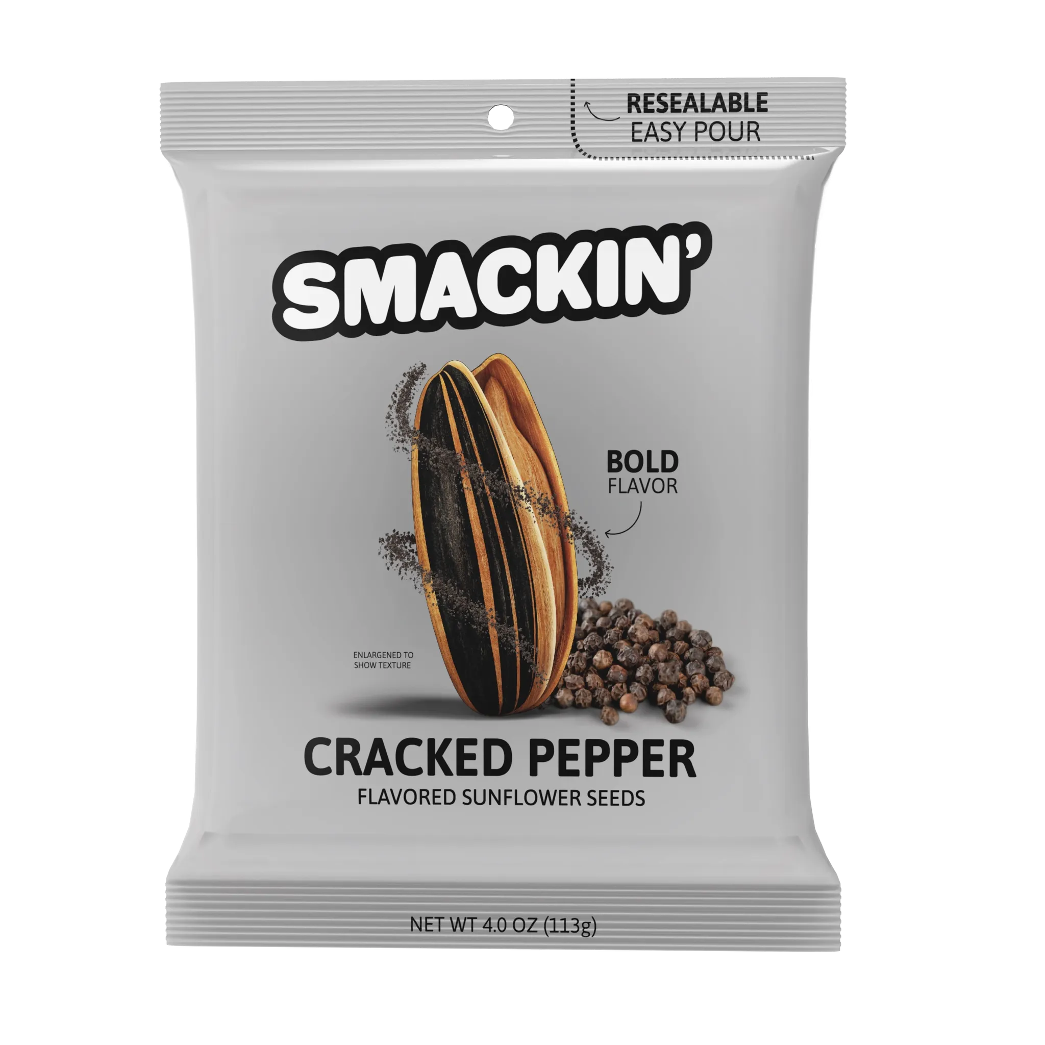 SMACKIN' Sunflower Seeds - Cracked Pepper