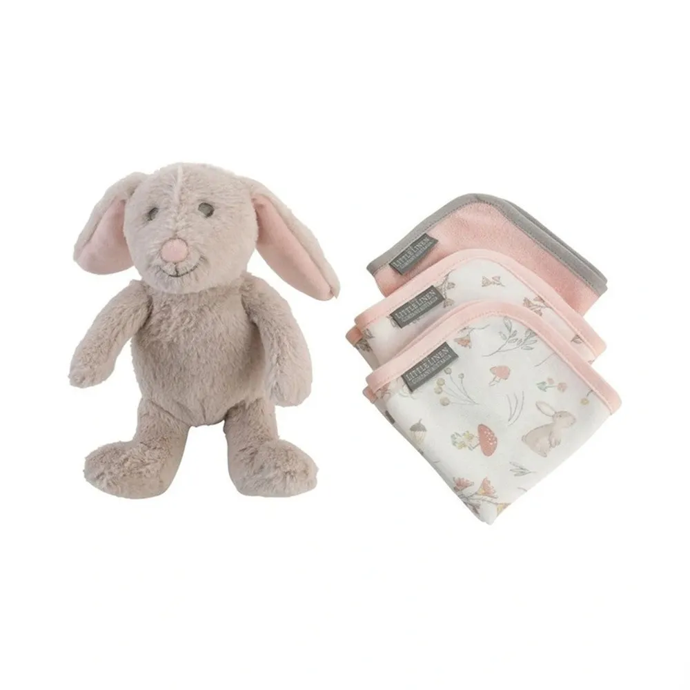 Soft Plush Baby Toy & Face Washers - Harvest Bunny