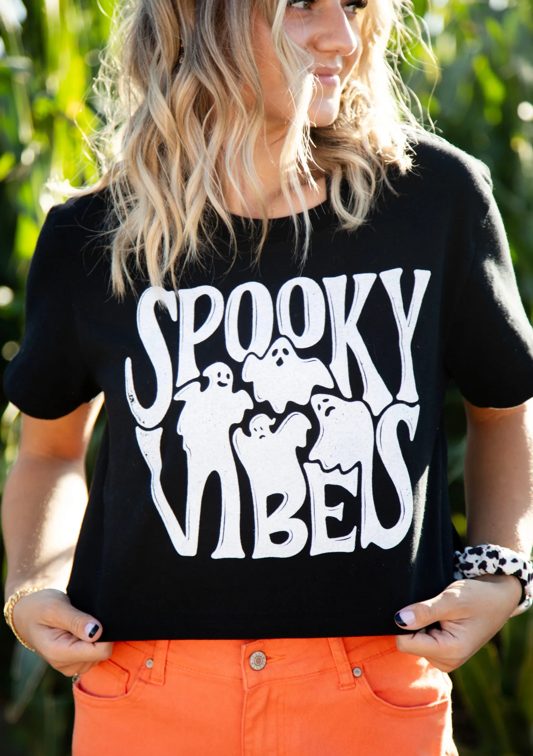 Spooky Vibes Crop Tee