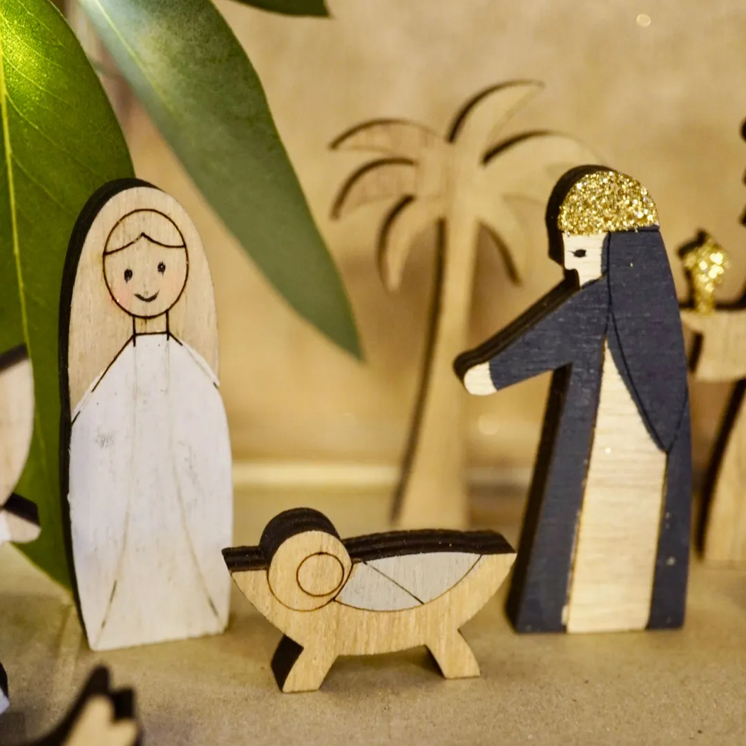 Twelve Piece Nativity Set