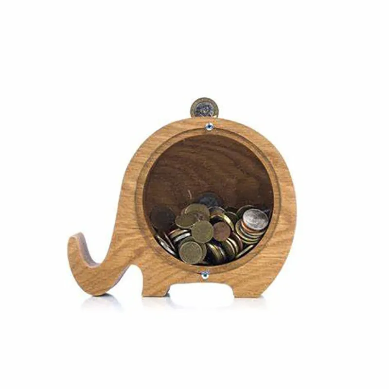 Wooden Money Tank Bank