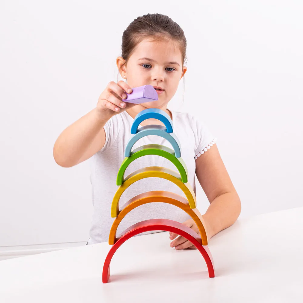 Wooden Stacking Rainbow