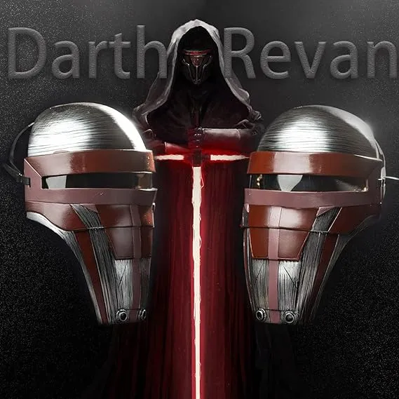 Xcoser Darth Revan Mask Helmet Costume Props for Halloween Cosplay